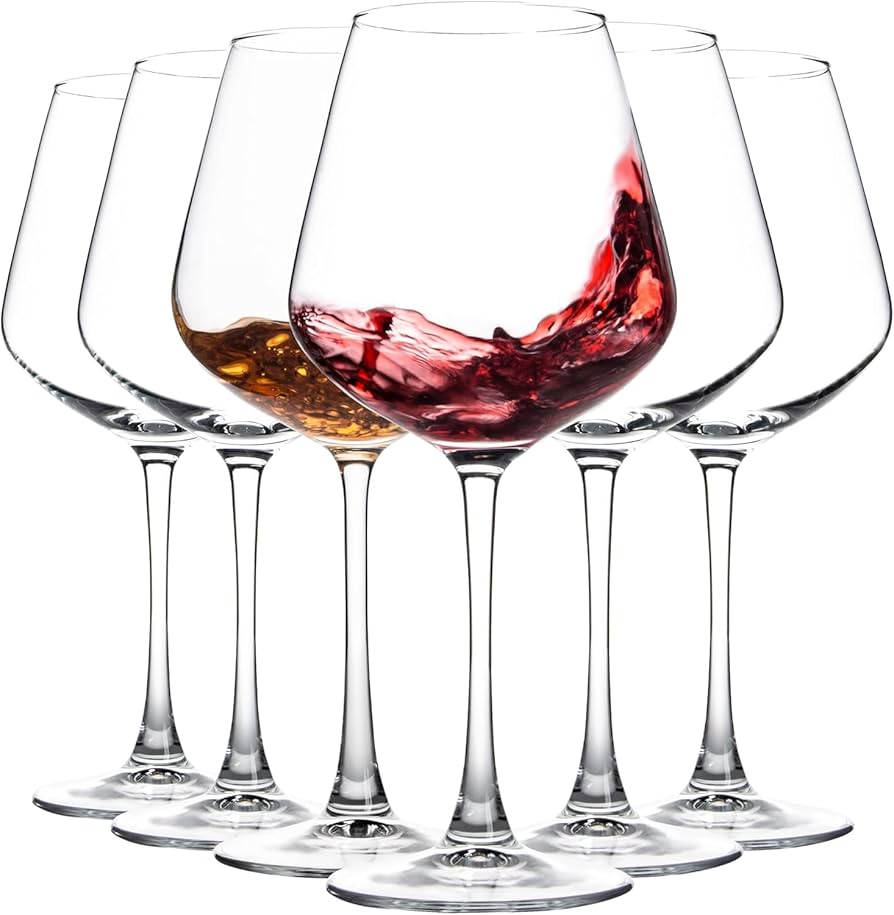 BURGUNDY WINE GLASSES