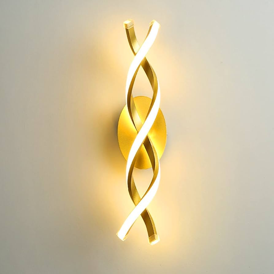 Spiral Design LED Wall Light Modern