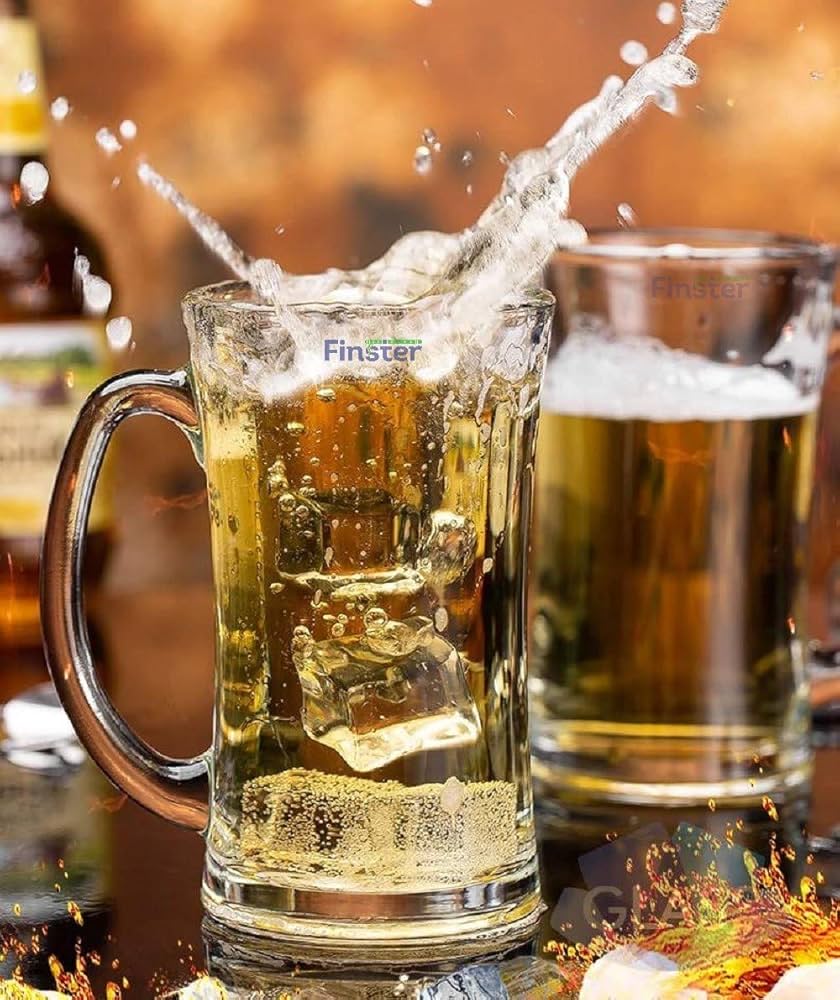 FINSTER Glass Beer Mugs - Image 1