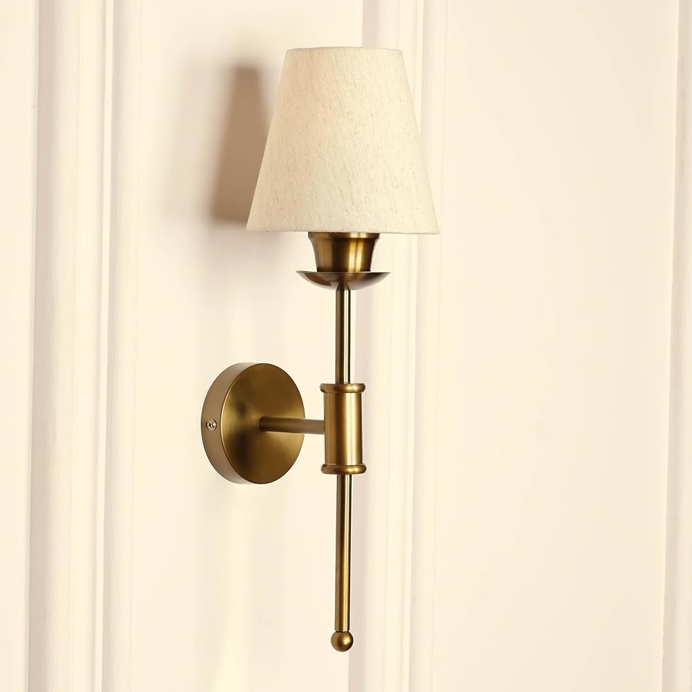 Divine Trends Antique Brass Finish Spacer Wall Lamp - Image 2