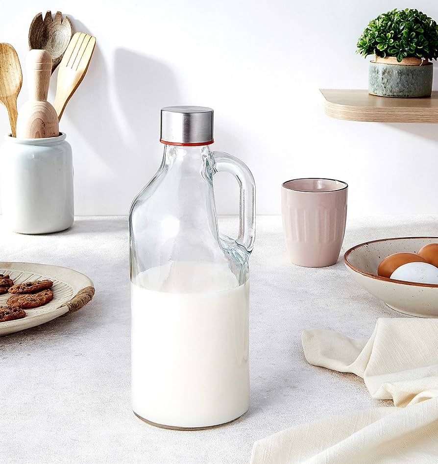Solimo Silica Glass Milk Bottle - Image 2