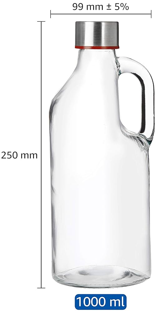 Solimo Silica Glass Milk Bottle - Image 3