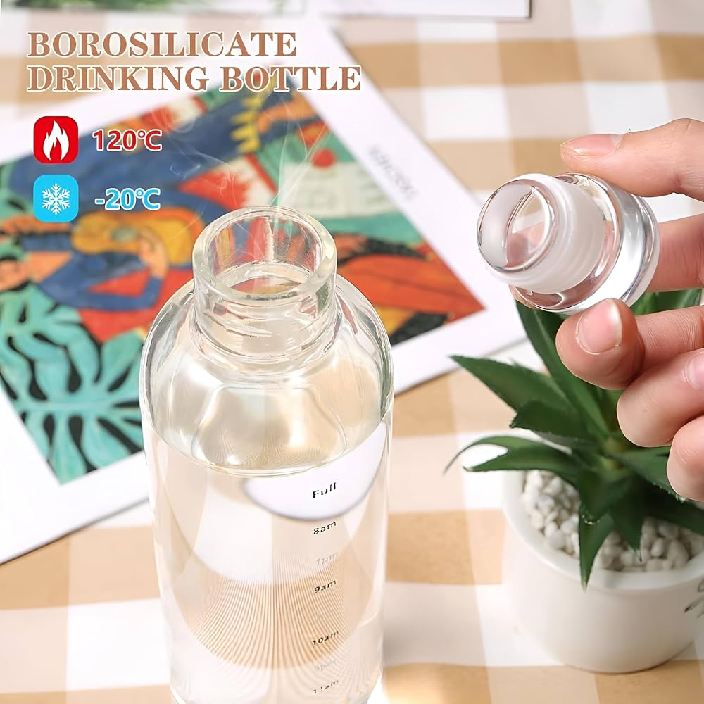 Borosilicate Water Bottles, - Image 3