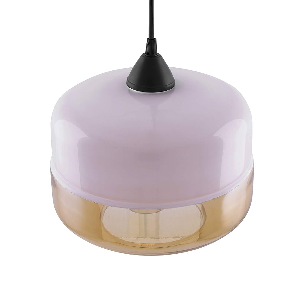 Glass Pendant Light White - Image 1