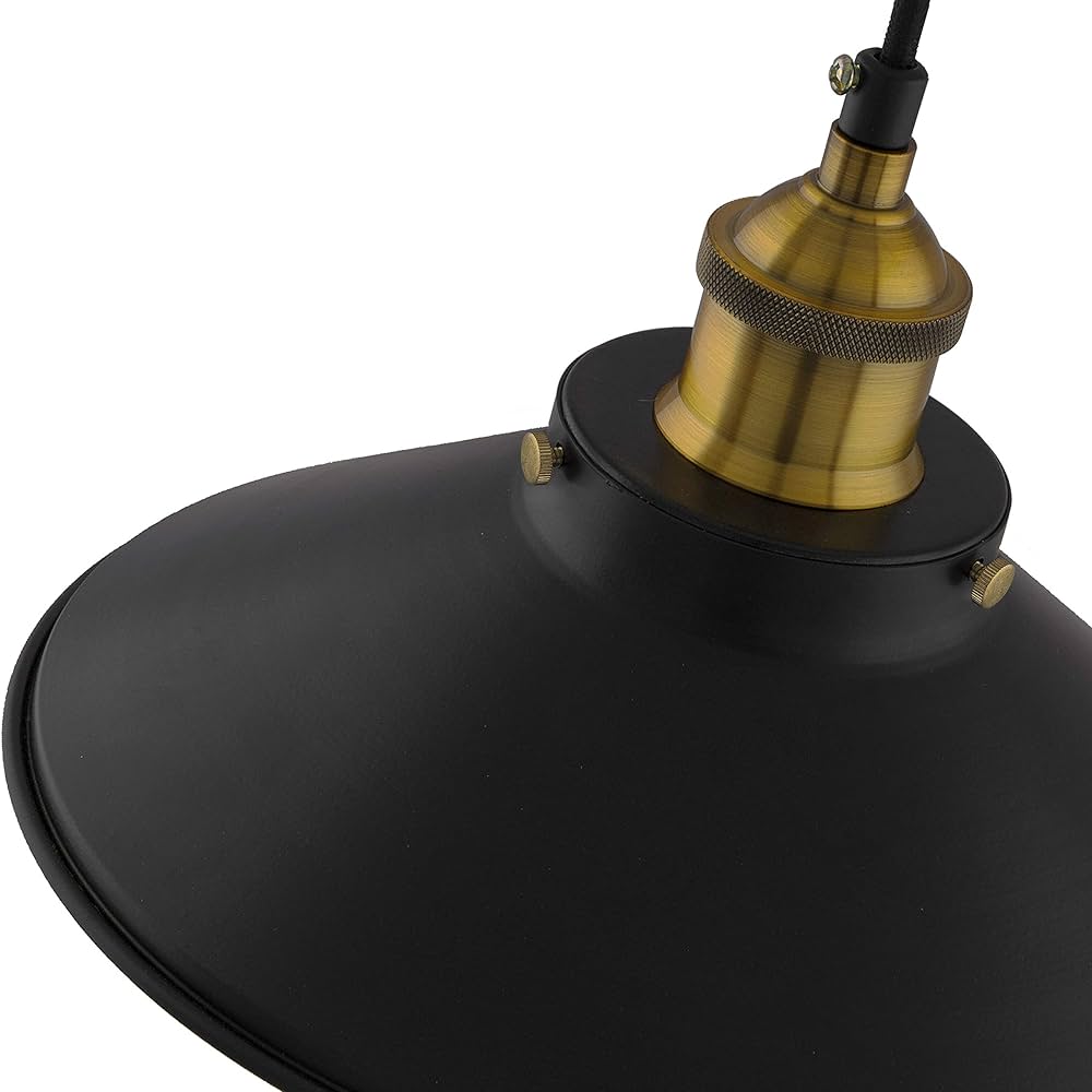 Single Black Cone Pendant - Image 3