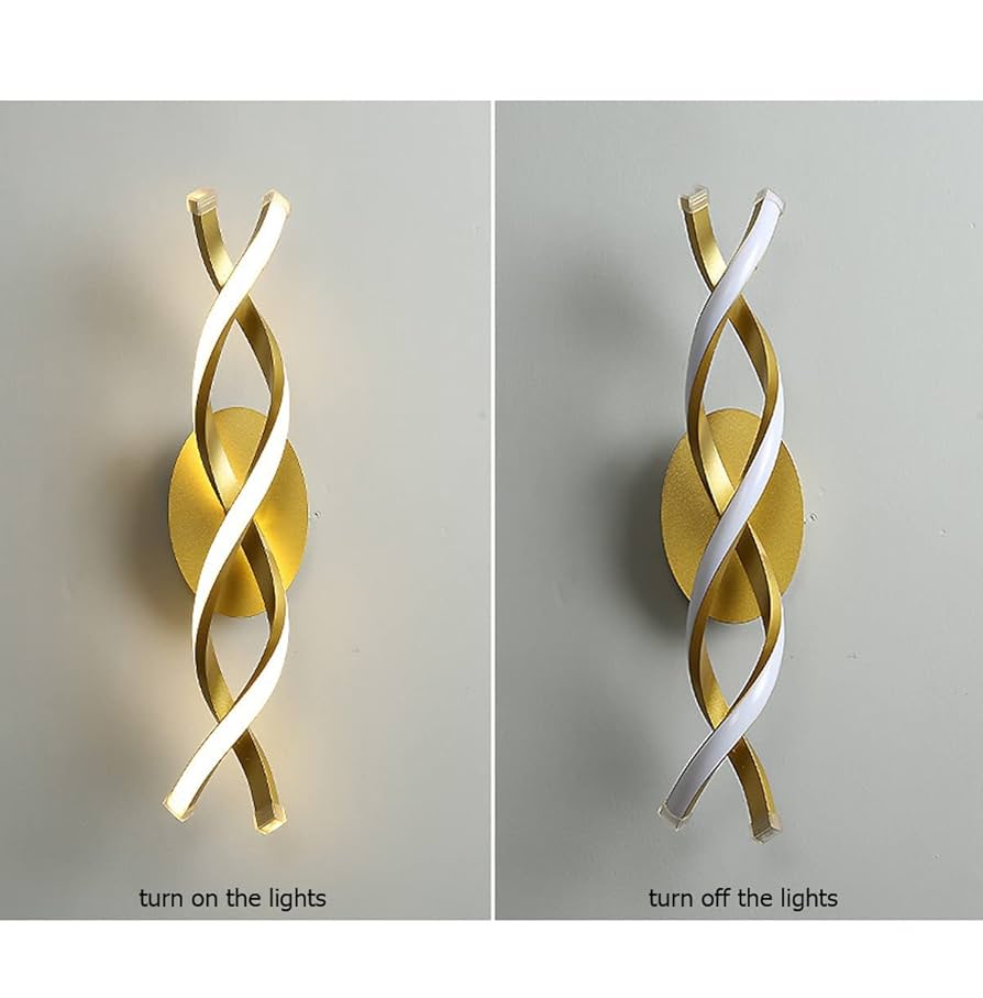 Spiral Design LED Wall Light Modern - Image 3